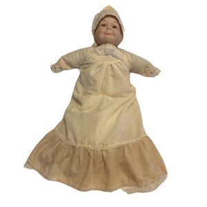 Vintage Porcelain (Faces and Hands)With Cloth Body 20” With 3  Different Faces.